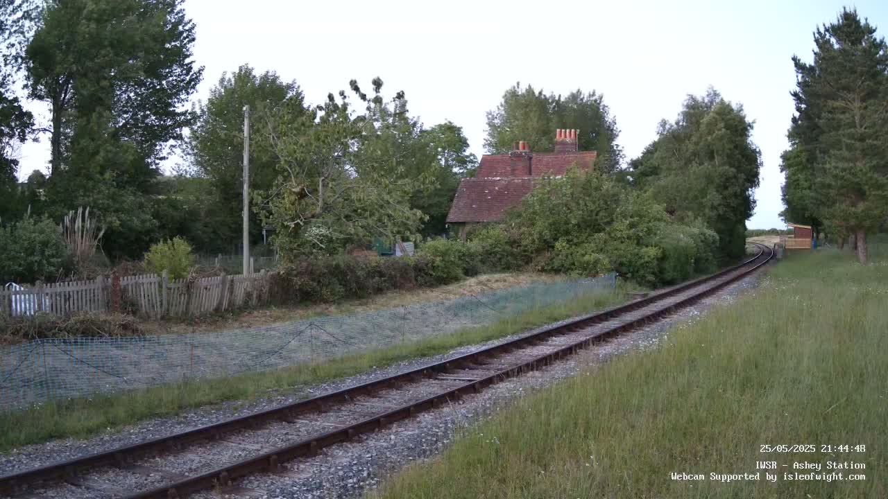 Isle of Wight Steam Railway, Ashey Station Live Cam -  Ashey, Isle of Wight, South East, England, United Kingdom