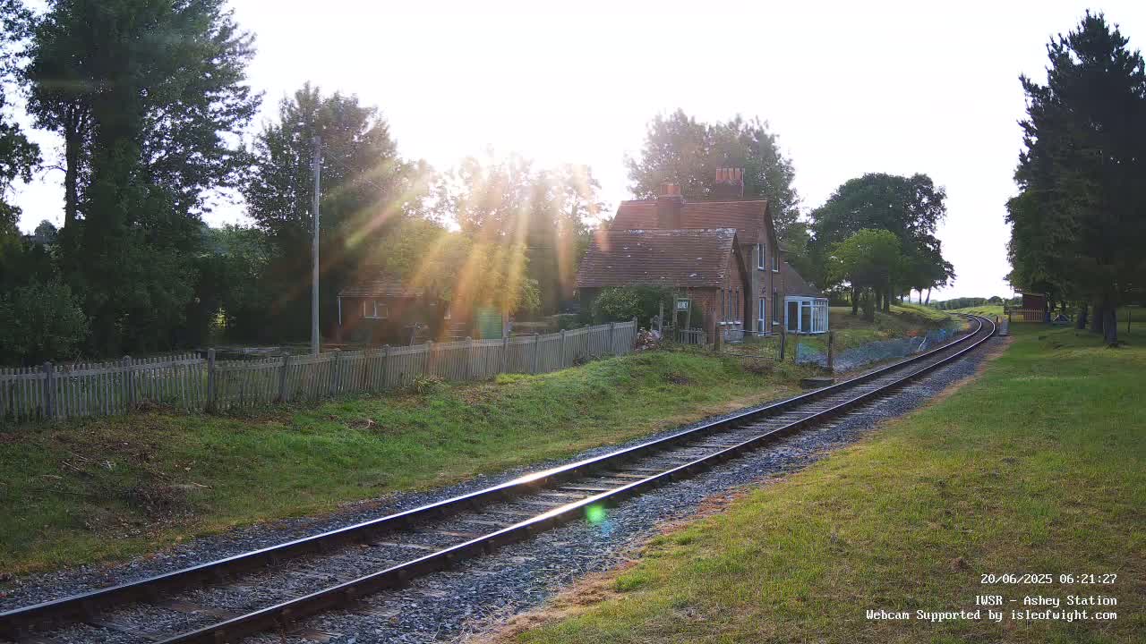 Isle of Wight Steam Railway, Ashey Station Live Cam -  Ashey, Isle of Wight, South East, England, United Kingdom