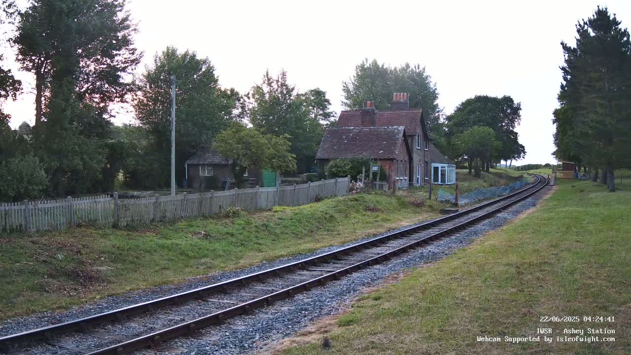 Isle of Wight Steam Railway, Ashey Station Live Cam -  Ashey, Isle of Wight, South East, England, United Kingdom