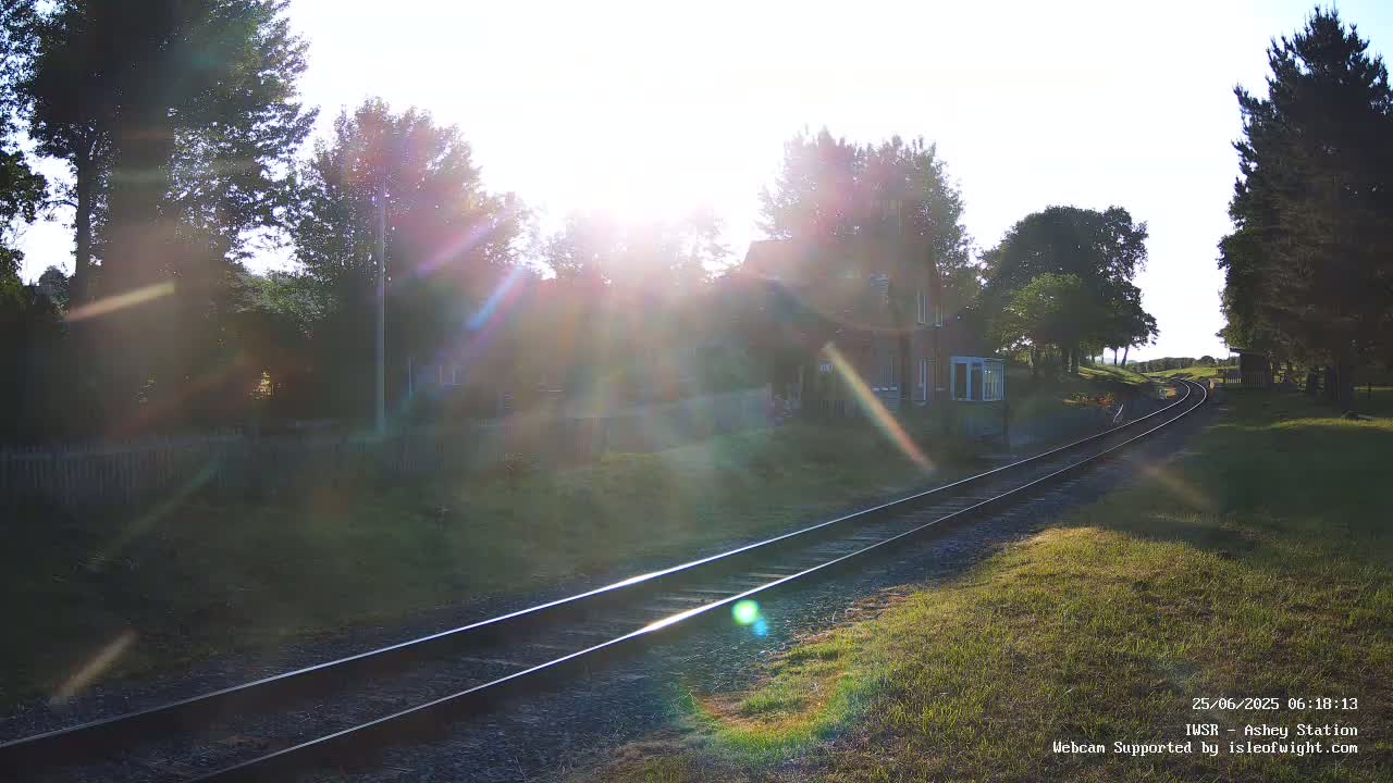 Isle of Wight Steam Railway, Ashey Station Live Cam -  Ashey, Isle of Wight, South East, England, United Kingdom