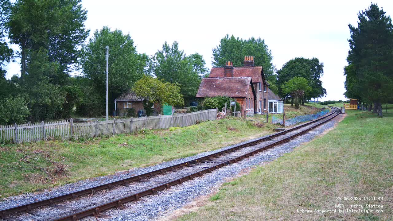 Isle of Wight Steam Railway, Ashey Station Live Cam -  Ashey, Isle of Wight, South East, England, United Kingdom