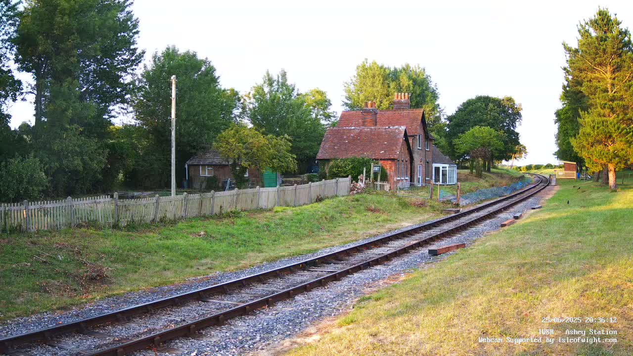 Isle of Wight Steam Railway, Ashey Station Live Cam -  Ashey, Isle of Wight, South East, England, United Kingdom