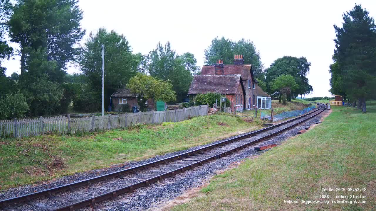 Isle of Wight Steam Railway, Ashey Station Live Cam -  Ashey, Isle of Wight, South East, England, United Kingdom