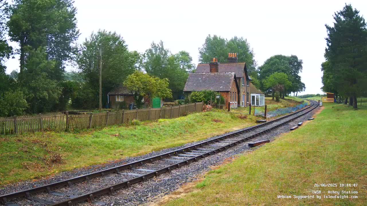 Isle of Wight Steam Railway, Ashey Station Live Cam -  Ashey, Isle of Wight, South East, England, United Kingdom