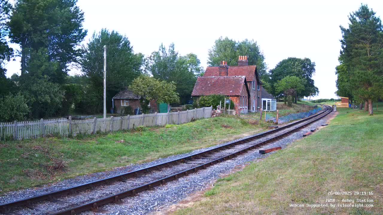 Isle of Wight Steam Railway, Ashey Station Live Cam -  Ashey, Isle of Wight, South East, England, United Kingdom