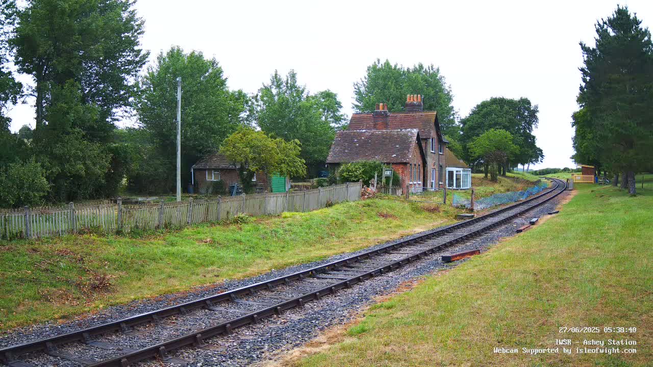 Isle of Wight Steam Railway, Ashey Station Live Cam -  Ashey, Isle of Wight, South East, England, United Kingdom