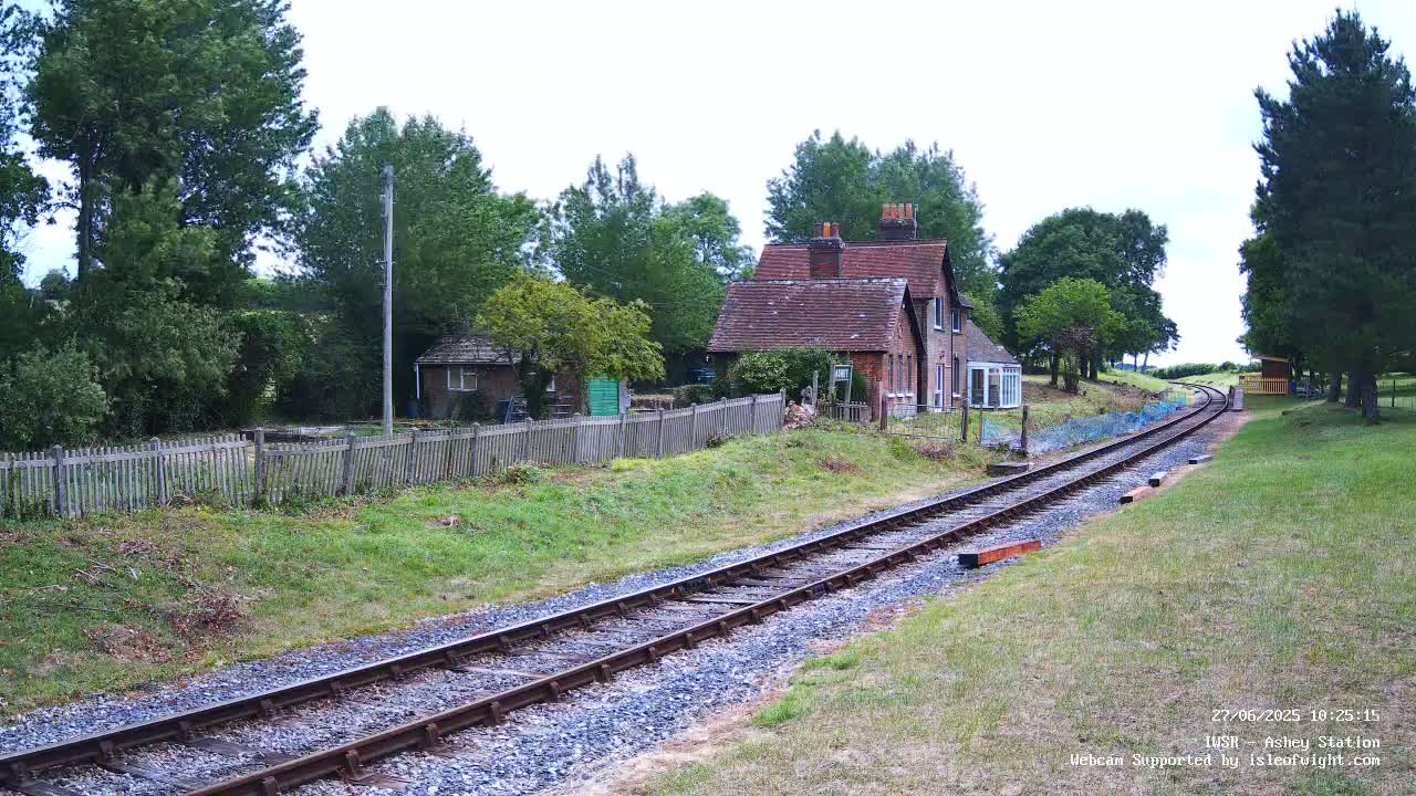 Isle of Wight Steam Railway, Ashey Station Live Cam -  Ashey, Isle of Wight, South East, England, United Kingdom