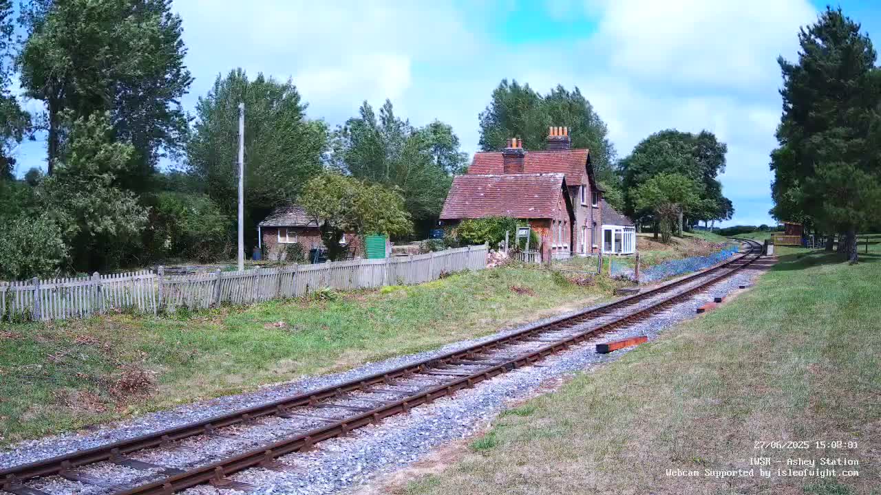 Isle of Wight Steam Railway, Ashey Station Live Cam -  Ashey, Isle of Wight, South East, England, United Kingdom