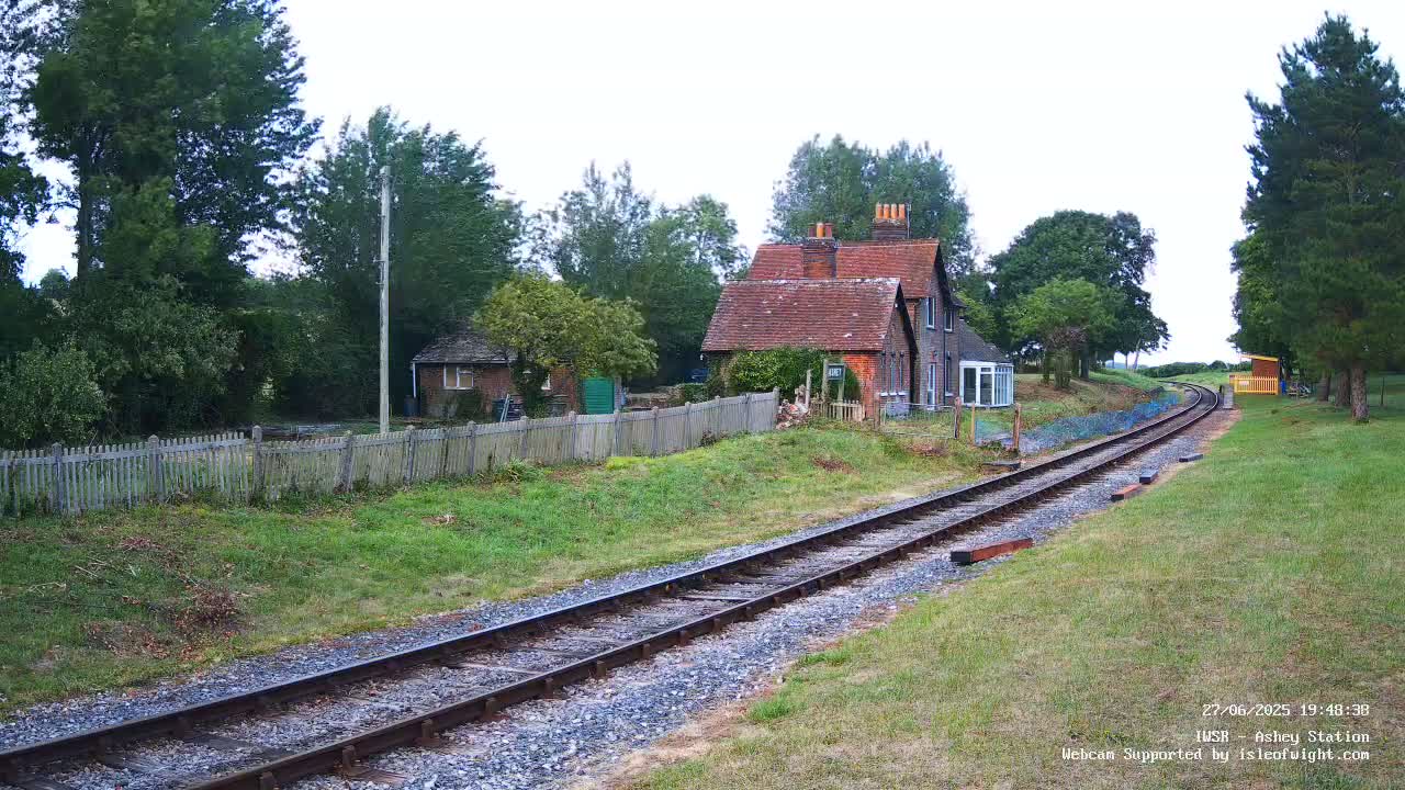Isle of Wight Steam Railway, Ashey Station Live Cam -  Ashey, Isle of Wight, South East, England, United Kingdom