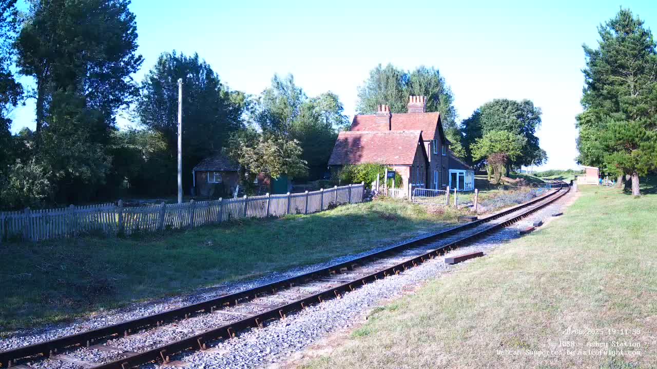 Isle of Wight Steam Railway, Ashey Station Live Cam -  Ashey, Isle of Wight, South East, England, United Kingdom