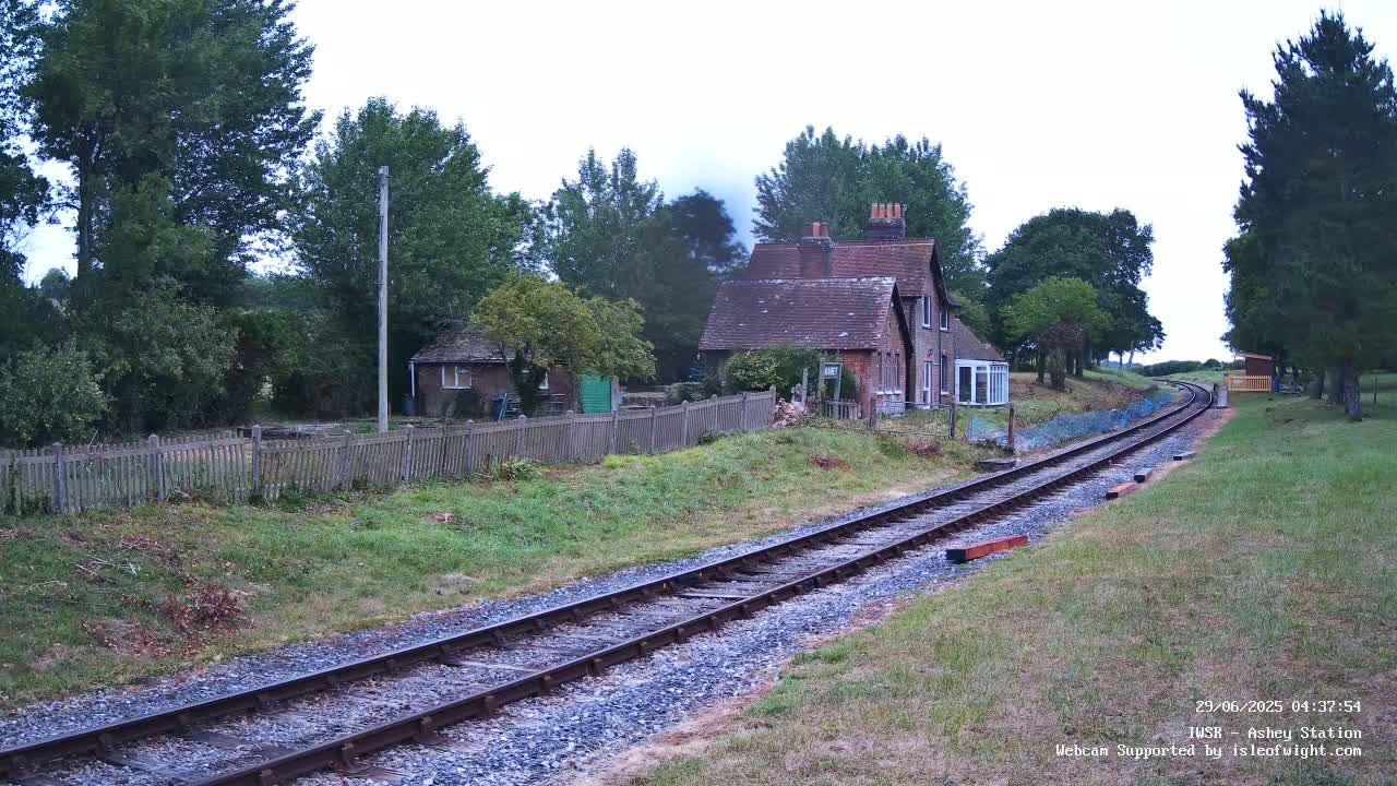 Isle of Wight Steam Railway, Ashey Station Live Cam -  Ashey, Isle of Wight, South East, England, United Kingdom