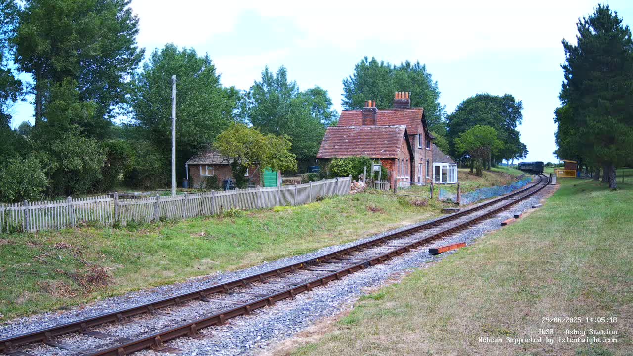 Isle of Wight Steam Railway, Ashey Station Live Cam -  Ashey, Isle of Wight, South East, England, United Kingdom