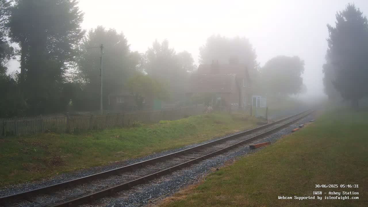 Isle of Wight Steam Railway, Ashey Station Live Cam -  Ashey, Isle of Wight, South East, England, United Kingdom