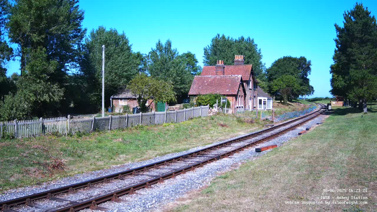 Isle of Wight Steam Railway, Ashey Station Live Cam -  Ashey, Isle of Wight, South East, England, United Kingdom