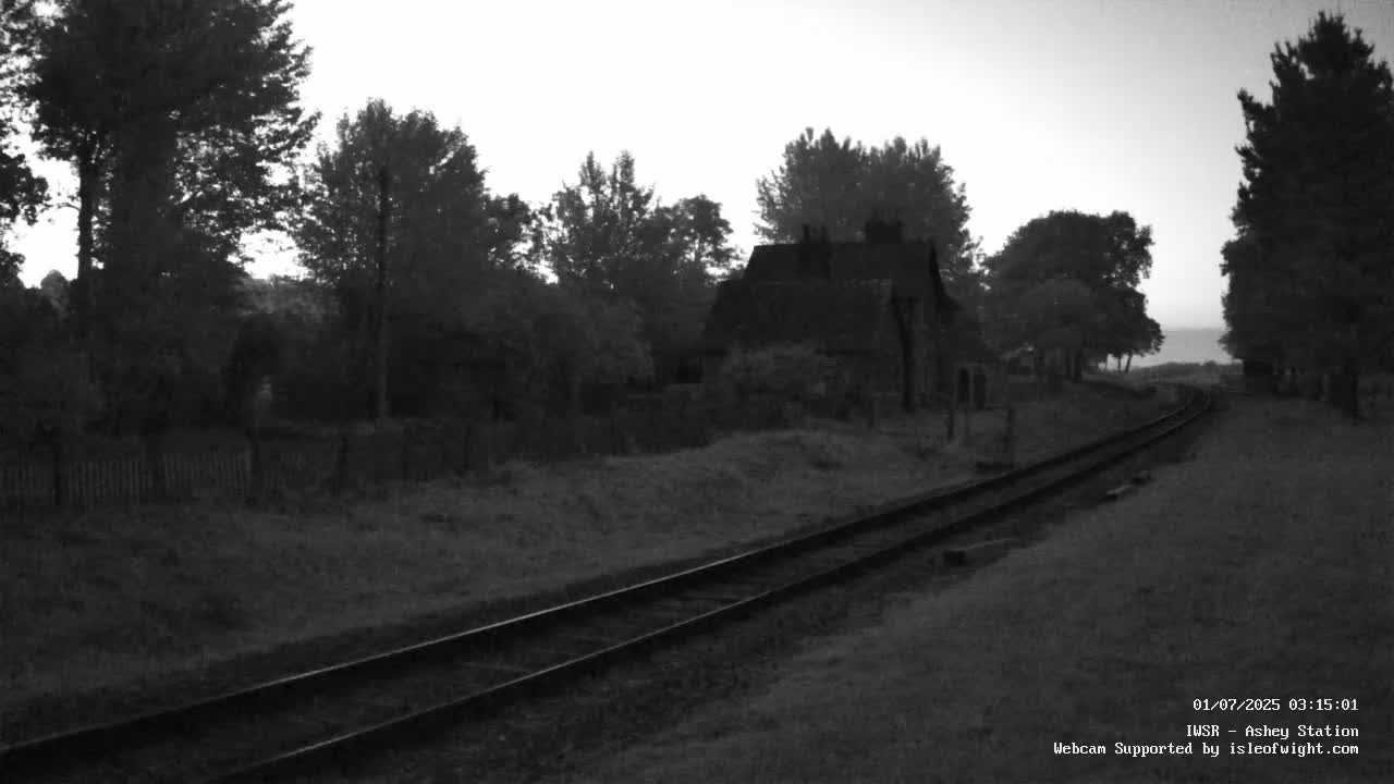 Isle of Wight Steam Railway, Ashey Station Live Cam -  Ashey, Isle of Wight, South East, England, United Kingdom