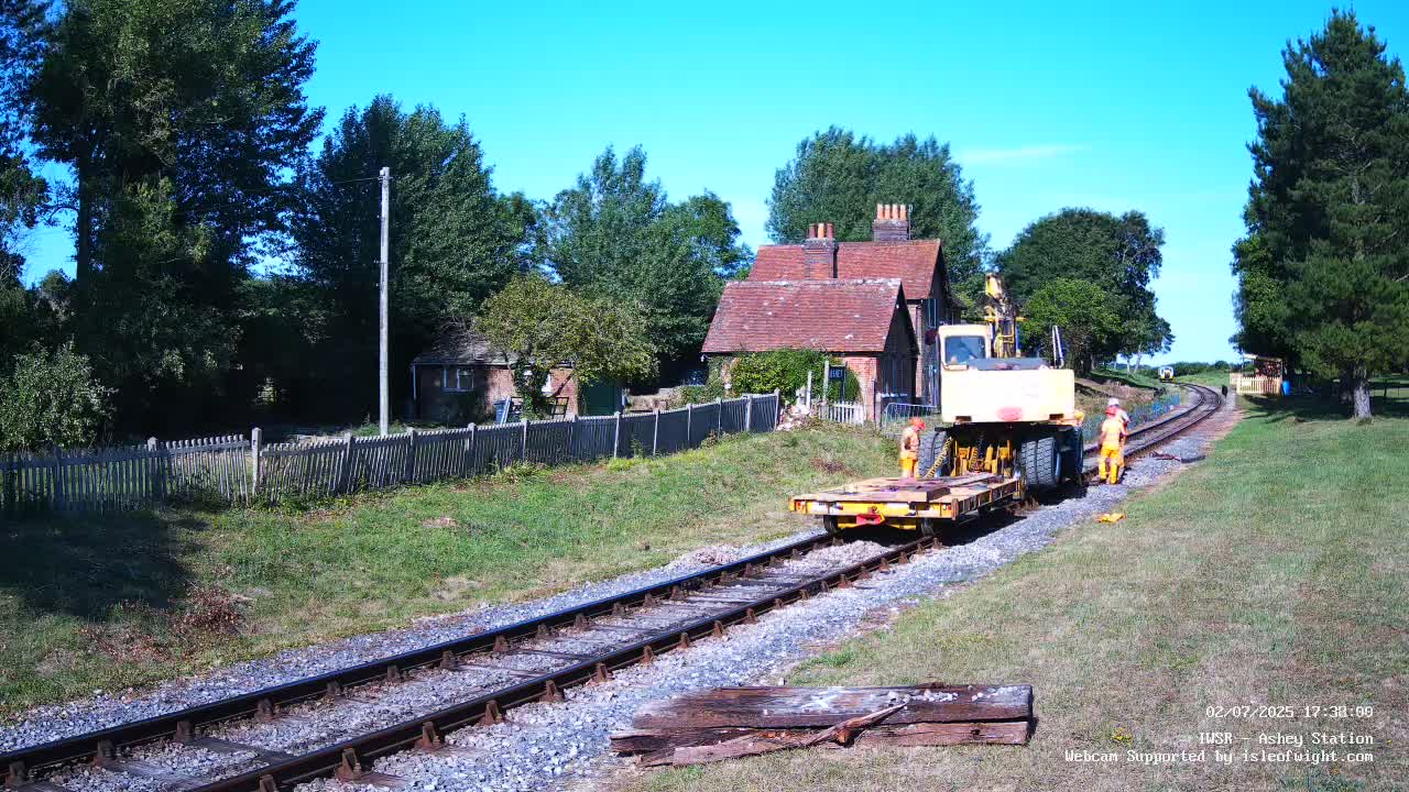 Isle of Wight Steam Railway, Ashey Station Live Cam -  Ashey, Isle of Wight, South East, England, United Kingdom