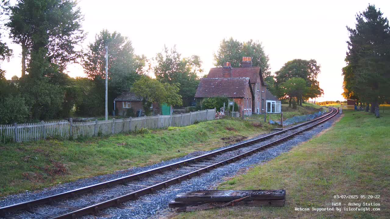 Isle of Wight Steam Railway, Ashey Station Live Cam -  Ashey, Isle of Wight, South East, England, United Kingdom