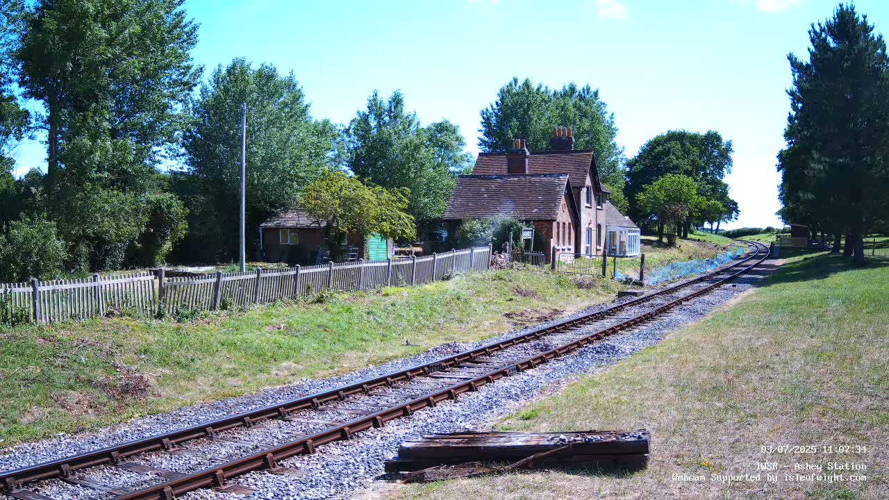 Isle of Wight Steam Railway, Ashey Station Live Cam -  Ashey, Isle of Wight, South East, England, United Kingdom