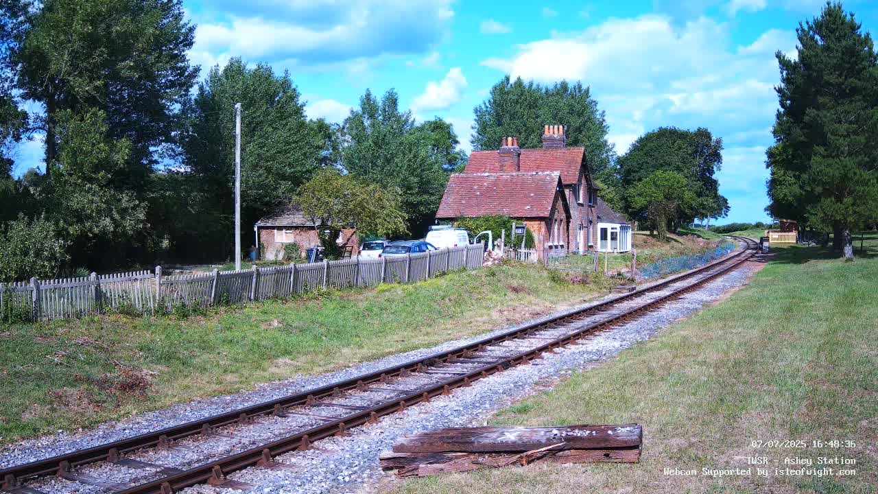 Isle of Wight Steam Railway, Ashey Station Live Cam -  Ashey, Isle of Wight, South East, England, United Kingdom