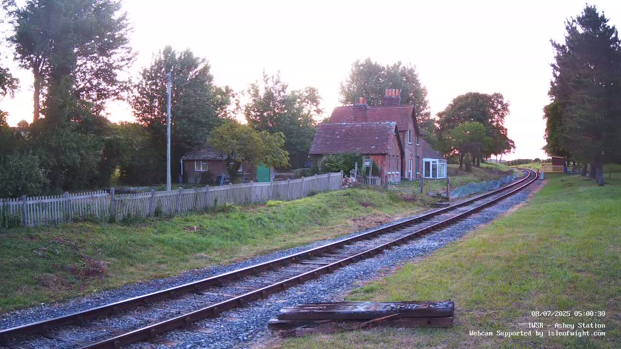 Isle of Wight Steam Railway, Ashey Station Live Cam -  Ashey, Isle of Wight, South East, England, United Kingdom