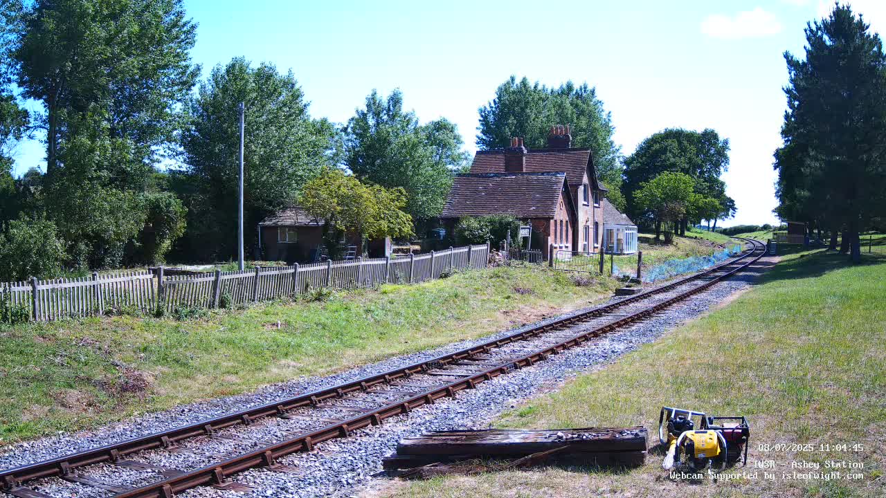 Isle of Wight Steam Railway, Ashey Station Live Cam -  Ashey, Isle of Wight, South East, England, United Kingdom