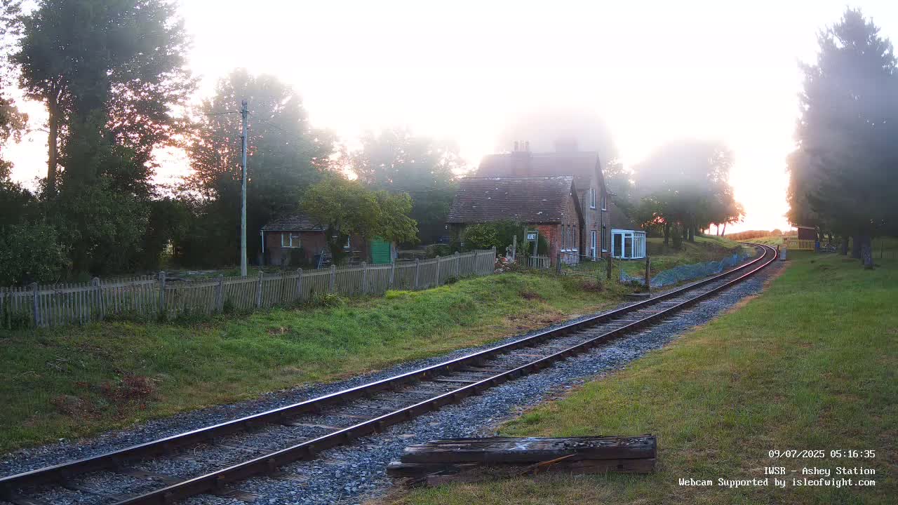Isle of Wight Steam Railway, Ashey Station Live Cam -  Ashey, Isle of Wight, South East, England, United Kingdom