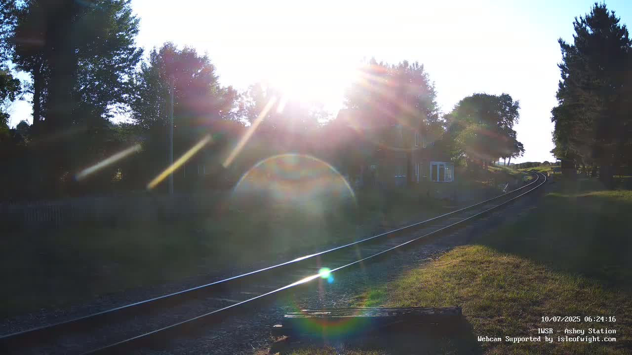 Isle of Wight Steam Railway, Ashey Station Live Cam -  Ashey, Isle of Wight, South East, England, United Kingdom