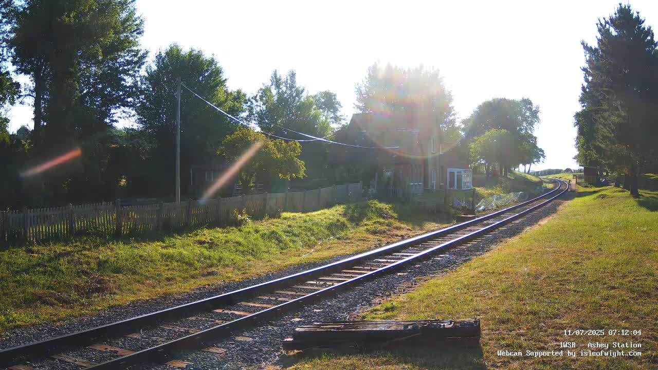 Isle of Wight Steam Railway, Ashey Station Live Cam -  Ashey, Isle of Wight, South East, England, United Kingdom