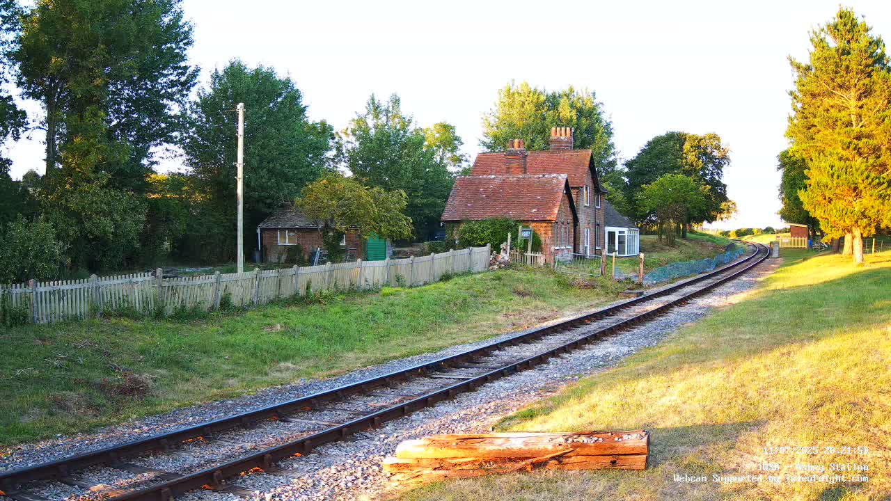 Isle of Wight Steam Railway, Ashey Station Live Cam -  Ashey, Isle of Wight, South East, England, United Kingdom