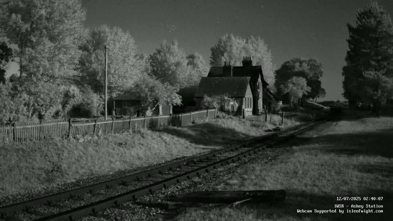 Isle of Wight Steam Railway, Ashey Station Live Cam -  Ashey, Isle of Wight, South East, England, United Kingdom