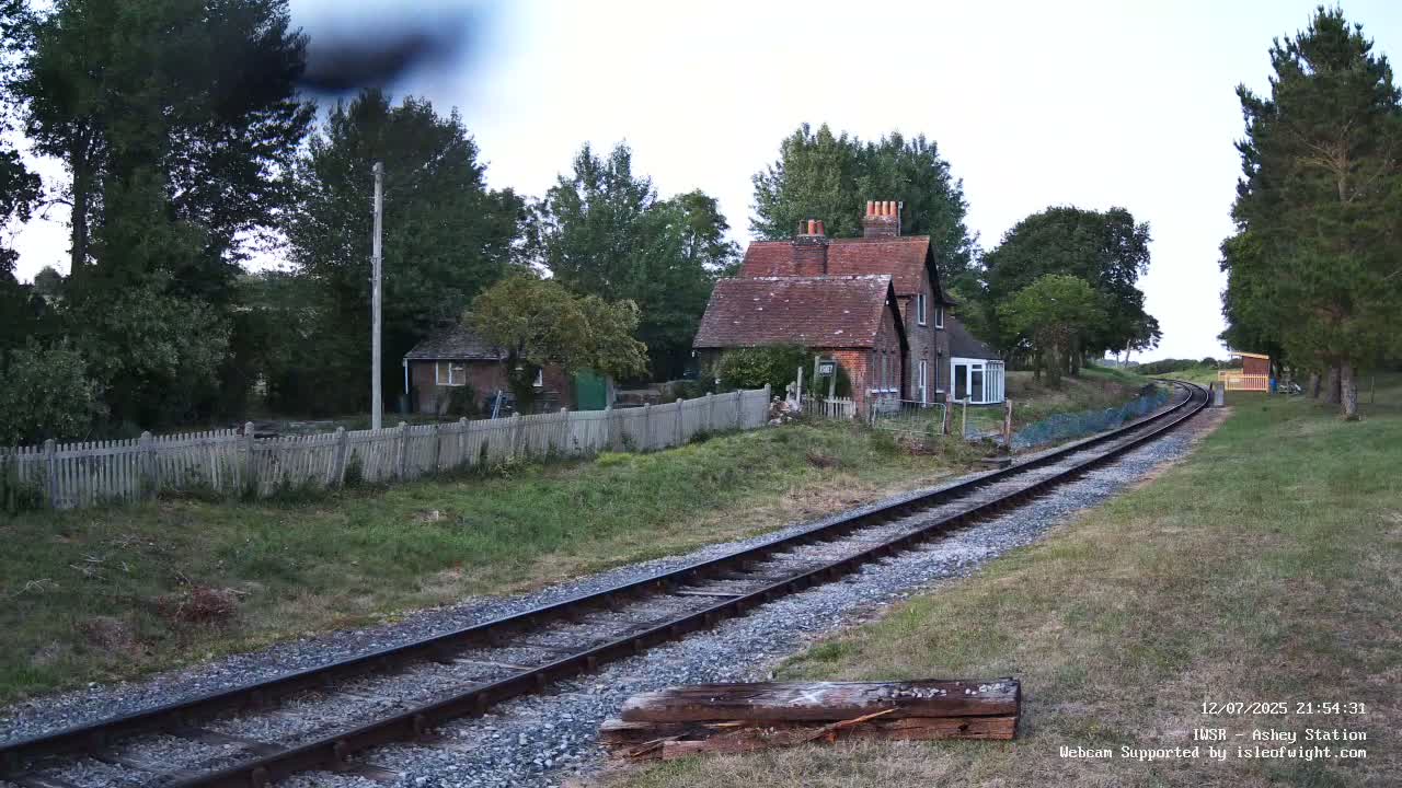 Isle of Wight Steam Railway, Ashey Station Live Cam -  Ashey, Isle of Wight, South East, England, United Kingdom
