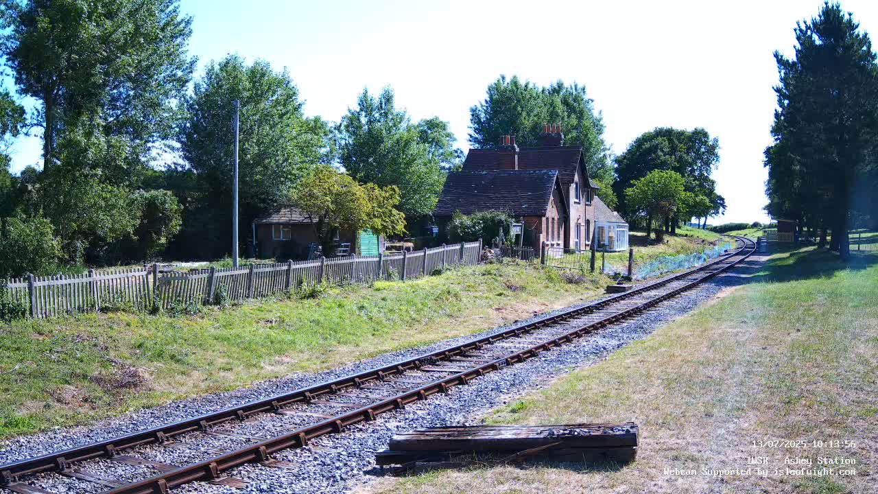 Isle of Wight Steam Railway, Ashey Station Live Cam -  Ashey, Isle of Wight, South East, England, United Kingdom