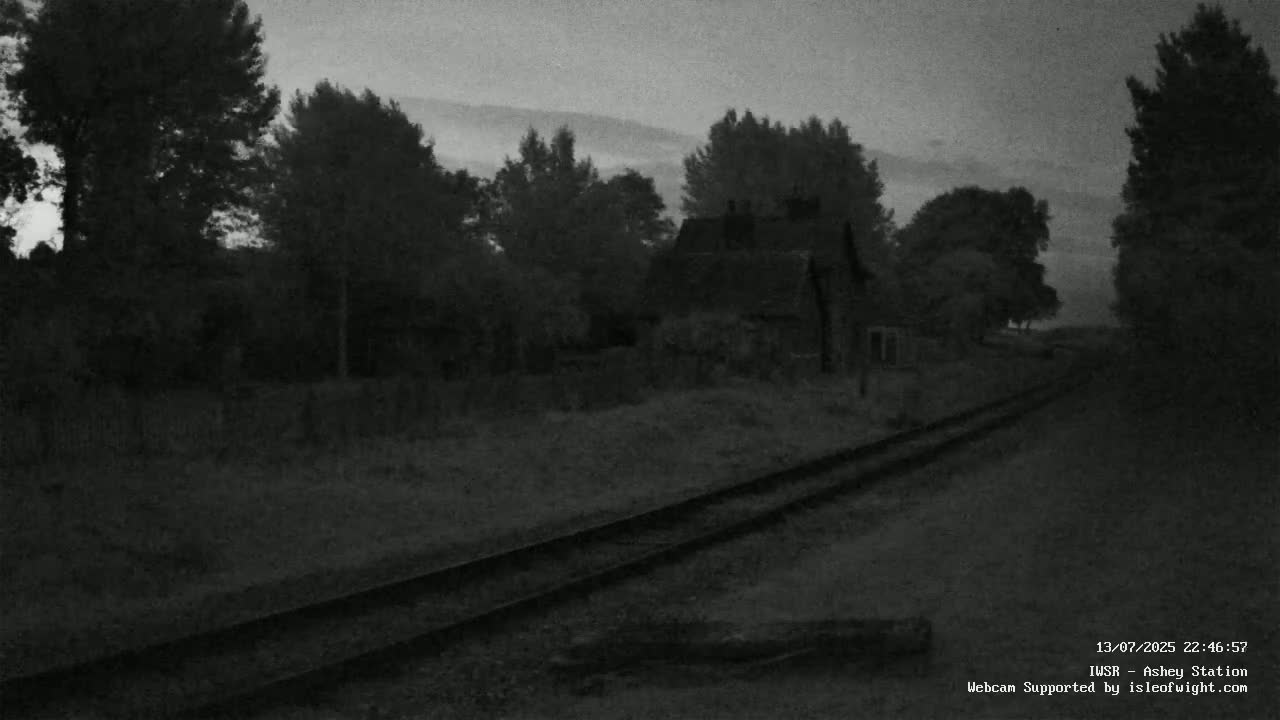 Isle of Wight Steam Railway, Ashey Station Live Cam -  Ashey, Isle of Wight, South East, England, United Kingdom