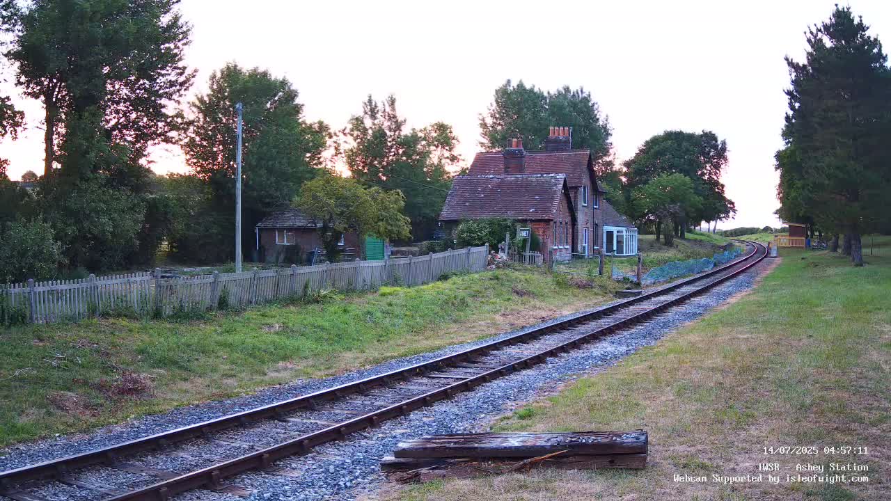 Isle of Wight Steam Railway, Ashey Station Live Cam -  Ashey, Isle of Wight, South East, England, United Kingdom