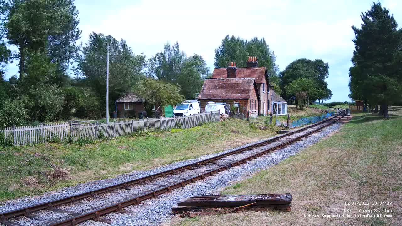 Isle of Wight Steam Railway, Ashey Station Live Cam -  Ashey, Isle of Wight, South East, England, United Kingdom