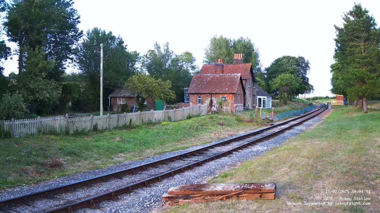 Isle of Wight Steam Railway, Ashey Station Live Cam -  Ashey, Isle of Wight, South East, England, United Kingdom