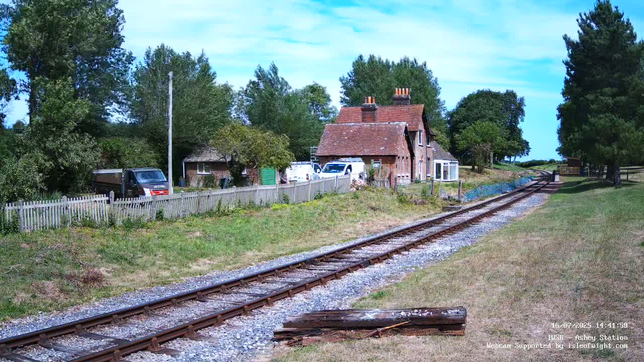 Isle of Wight Steam Railway, Ashey Station Live Cam -  Ashey, Isle of Wight, South East, England, United Kingdom