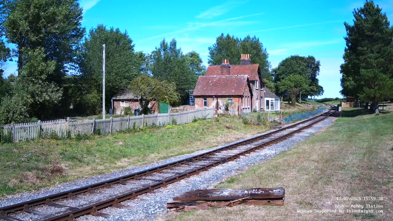 Isle of Wight Steam Railway, Ashey Station Live Cam -  Ashey, Isle of Wight, South East, England, United Kingdom