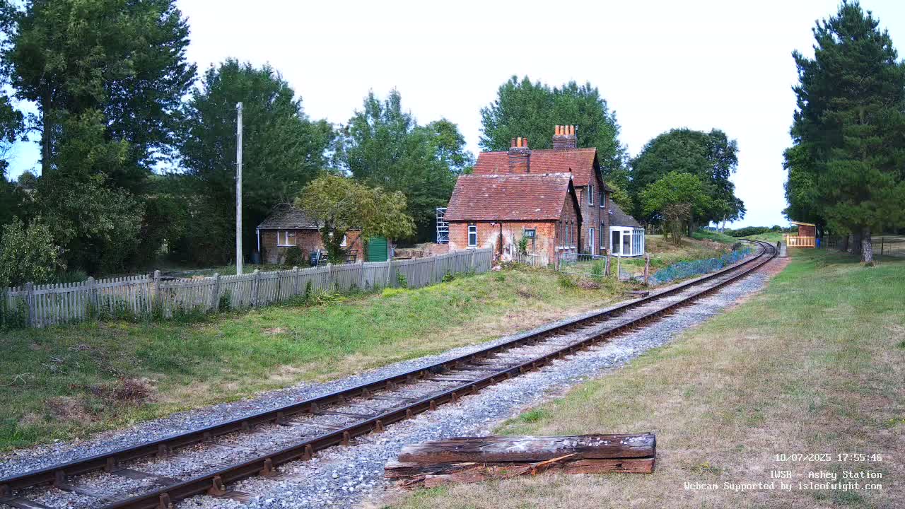 Isle of Wight Steam Railway, Ashey Station Live Cam -  Ashey, Isle of Wight, South East, England, United Kingdom