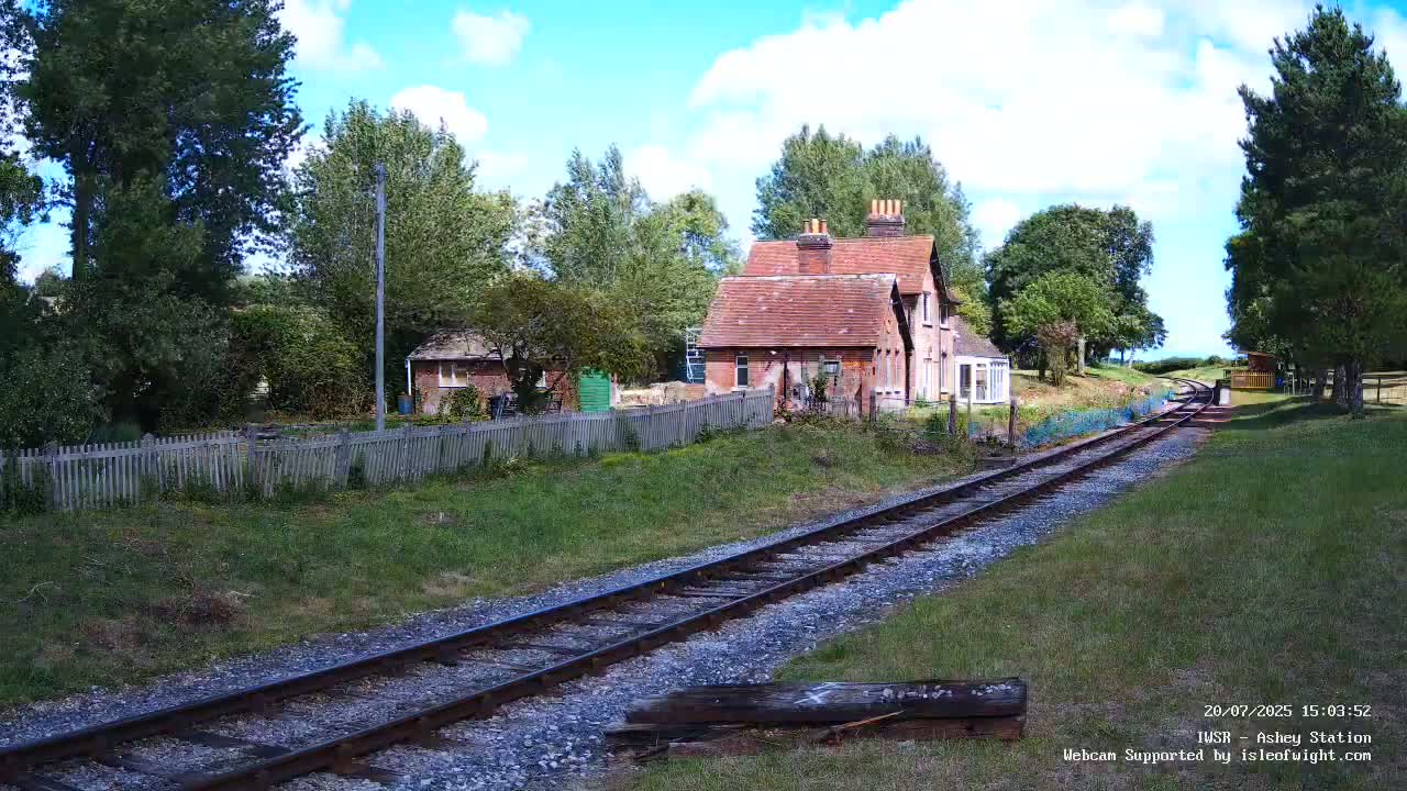 Isle of Wight Steam Railway, Ashey Station Live Cam -  Ashey, Isle of Wight, South East, England, United Kingdom