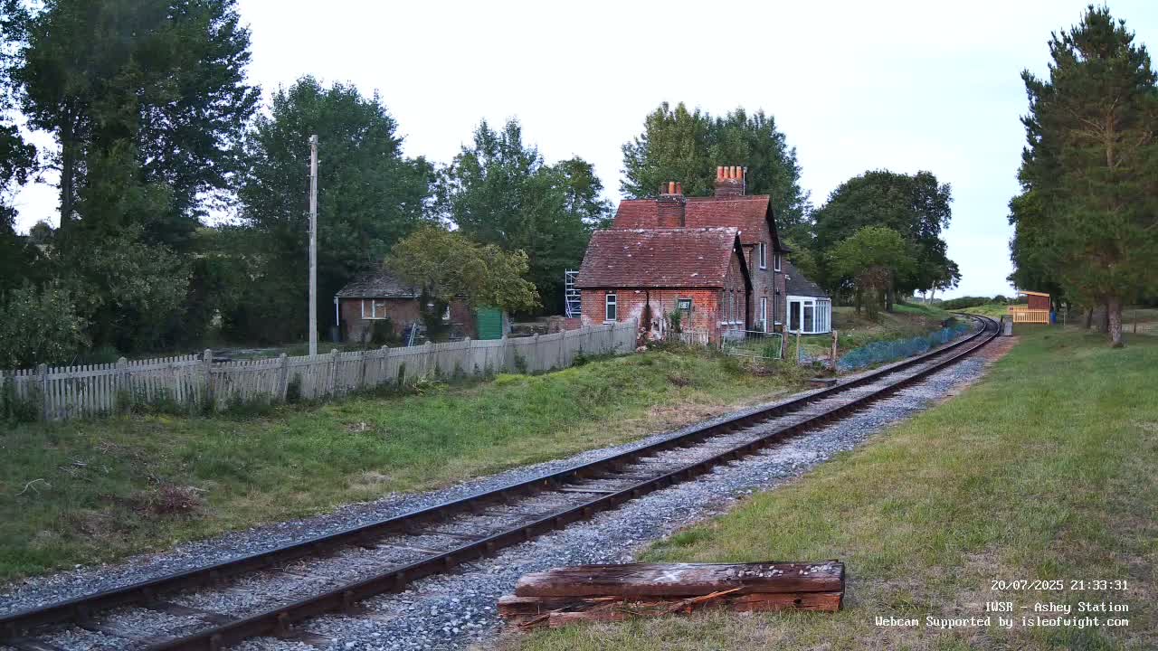 Isle of Wight Steam Railway, Ashey Station Live Cam -  Ashey, Isle of Wight, South East, England, United Kingdom