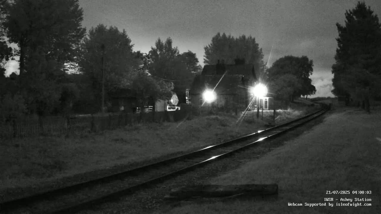 Isle of Wight Steam Railway, Ashey Station Live Cam -  Ashey, Isle of Wight, South East, England, United Kingdom