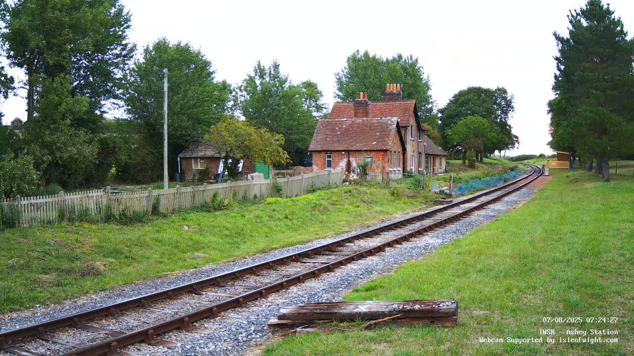 Isle of Wight Steam Railway, Ashey Station Live Cam -  Ashey, Isle of Wight, South East, England, United Kingdom