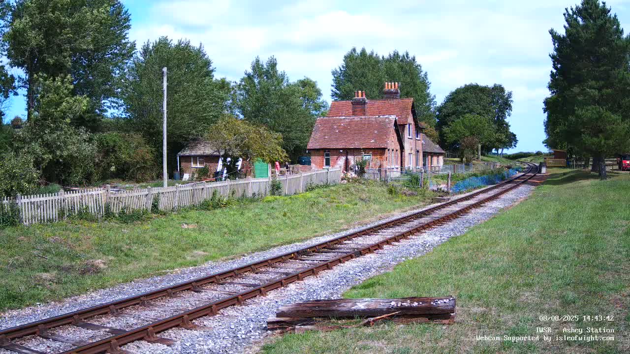 Isle of Wight Steam Railway, Ashey Station Live Cam -  Ashey, Isle of Wight, South East, England, United Kingdom