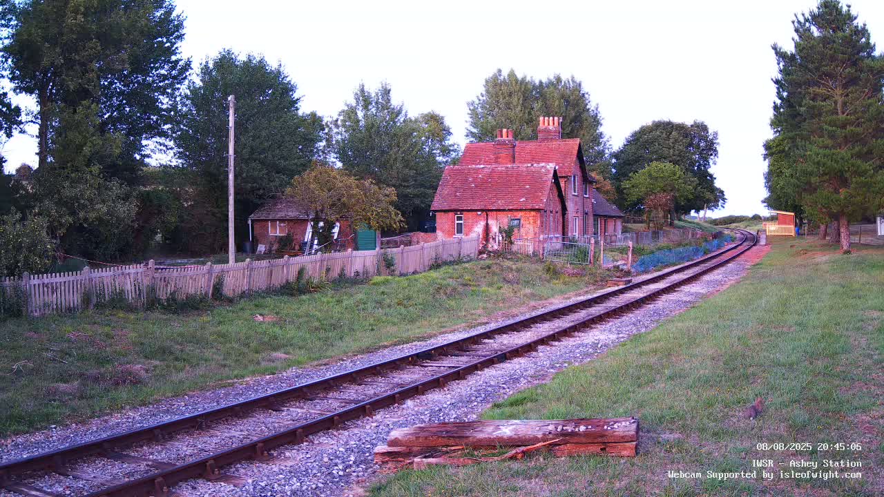 Isle of Wight Steam Railway, Ashey Station Live Cam -  Ashey, Isle of Wight, South East, England, United Kingdom