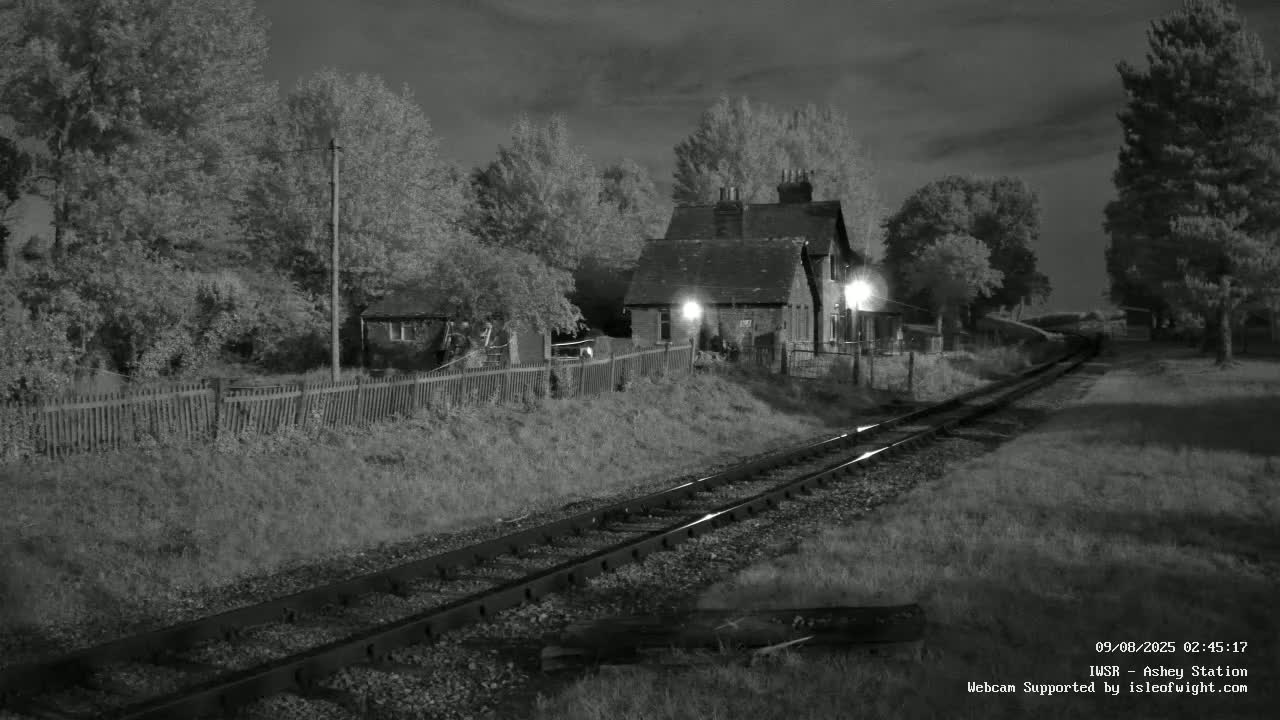 Isle of Wight Steam Railway, Ashey Station Live Cam -  Ashey, Isle of Wight, South East, England, United Kingdom