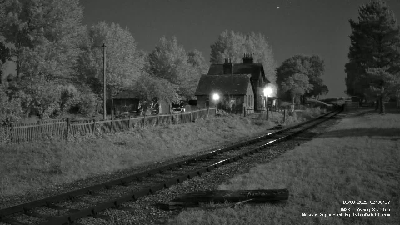 Isle of Wight Steam Railway, Ashey Station Live Cam -  Ashey, Isle of Wight, South East, England, United Kingdom