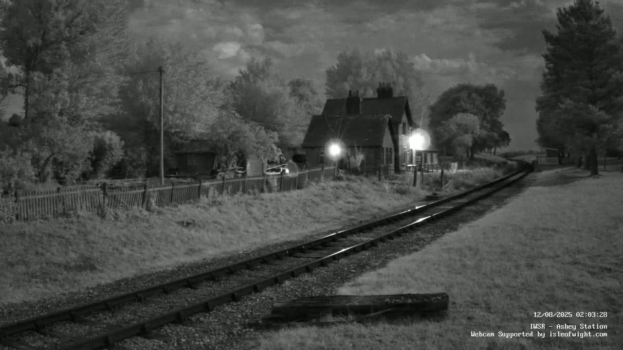Isle of Wight Steam Railway, Ashey Station Live Cam -  Ashey, Isle of Wight, South East, England, United Kingdom