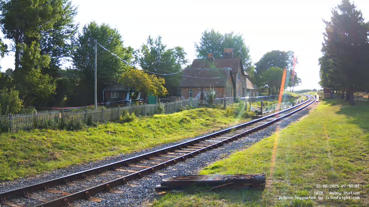 Isle of Wight Steam Railway, Ashey Station Live Cam -  Ashey, Isle of Wight, South East, England, United Kingdom