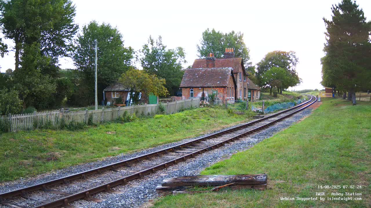 Isle of Wight Steam Railway, Ashey Station Live Cam -  Ashey, Isle of Wight, South East, England, United Kingdom